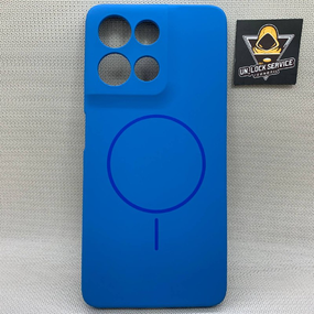 Чохол Motorola G75 MagSafe SoftTouch М'який Протиударний Синій