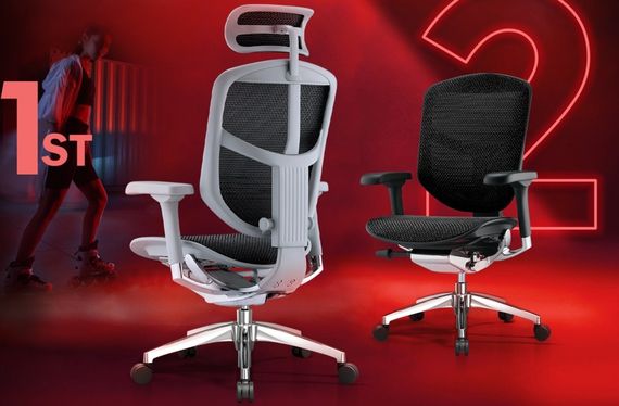 Кресло офисное Comfort Seating ENJOY Elite 2 (EJE2-AB-HAM-5D-L, сетка T-168-B6 Green) | Зображення 7