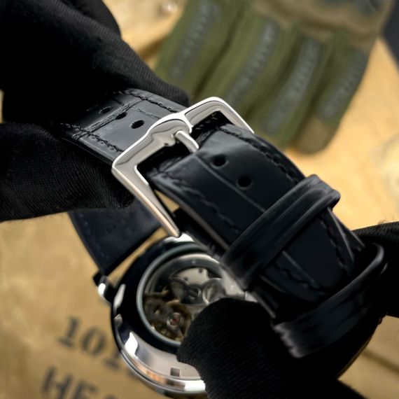 Класичний чоловічий годинник Awarder 022-3D Не Забуду Дім Silver-Black | Зображення 4