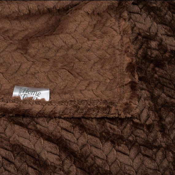 Плед Ardesto Jacquard Braid 160х200см, 100% поліестер, коричневий (ART0205JB) | Зображення 2