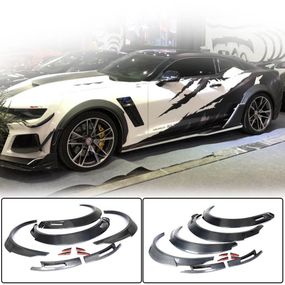Накладки на арки (2016-2019, Карбон) для Chevrolet Camaro 2015- рр