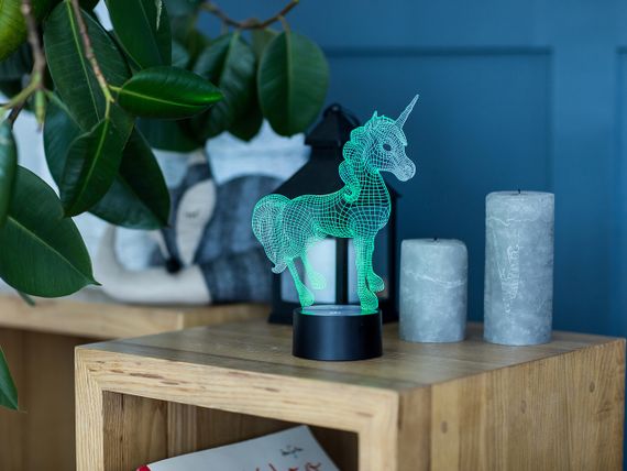 Змінна пластина для 3D світильників "Єдиноріг 2" 3DTOYSLAMP