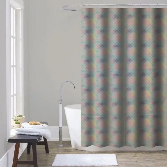 Шторка для ванної ZERIX SCT-012-180x180 ZX4981