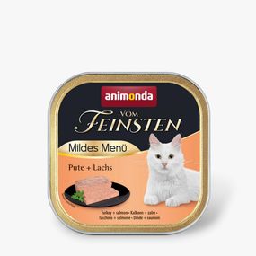 Корм Animonda Vom Feinsten Adult Turkey and Salmon вологий з індичкою та лососем для дорослих котів 100 гр