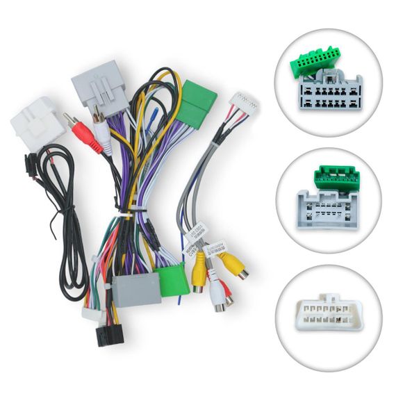 Перехідник живлення серії QIV з адаптером CAN-BUS для Land Rover QBR-W LR-4116 (дрот)