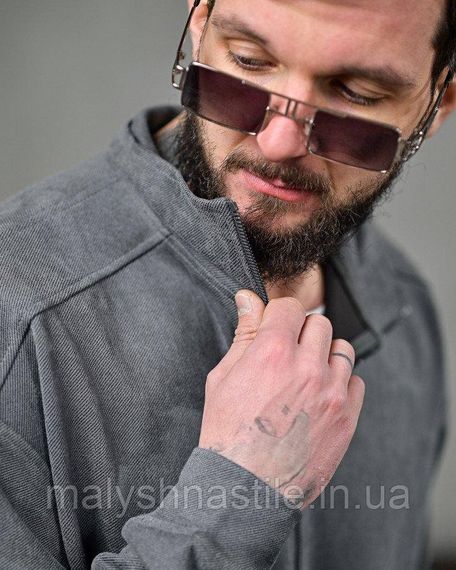 Мужской спортивный костюм серый Background ДЛ6443 | Зображення 3