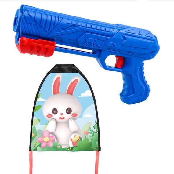 Дитячий пістолет-повітряний змій 592 Dinosaur Rabbit / Blue