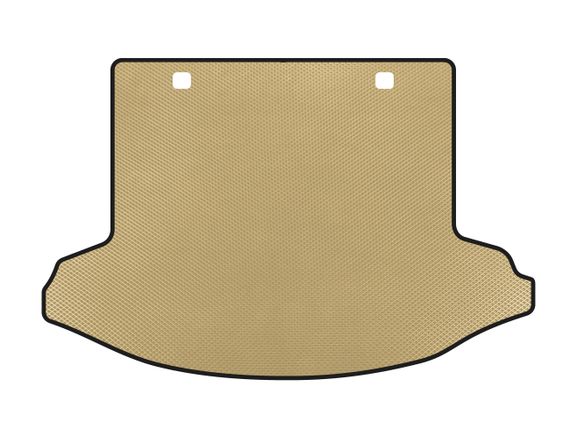 Коврик в багажник EVA v2 (7-местный, Бежевый) для Honda CRV 2017-2022 гг