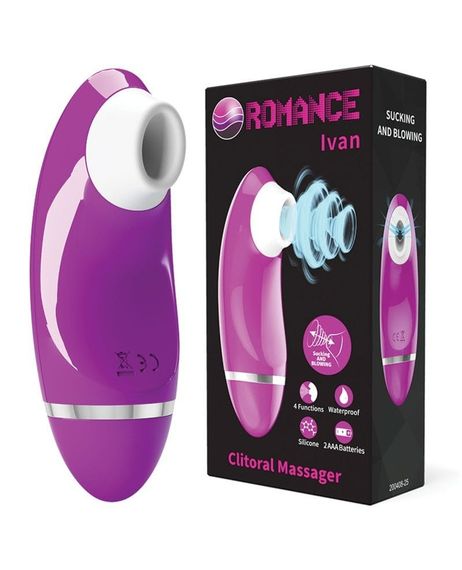 Вібратор вакумний кліторальний Romance Ivan Sex Aura