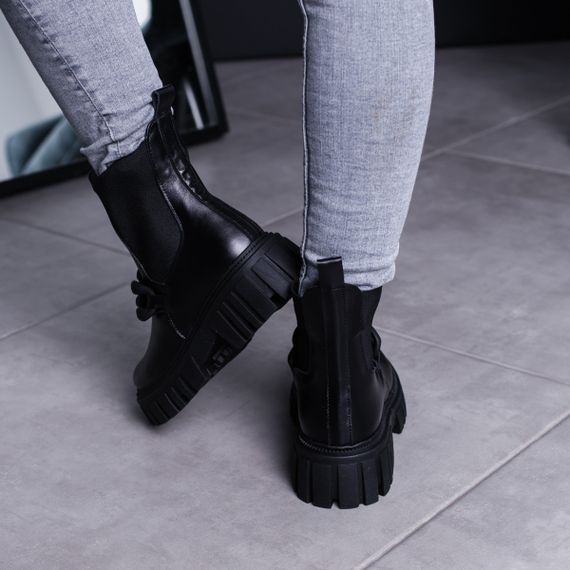 Ботинки женские Fashion Equus 3445 38 размер 245 см Черный | Зображення 4