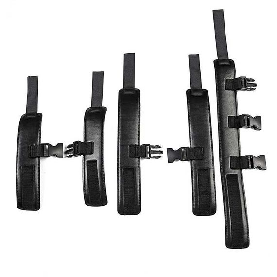 БДСМ бандажний набір з 12 предметів Червоний — Садо-мазо | Зображення 3