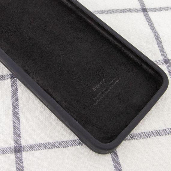 Чехол Silicone Case Square Full Camera Protective (AA) для Apple iPhone 11 Pro Max (6.5") Черный / Black | Зображення 2