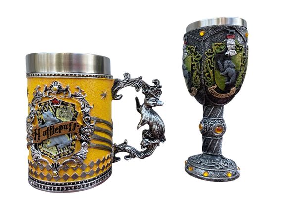 Подарунковий набір Кухоль і Келих 3D Harry Potter Hufflepuff | Зображення 1