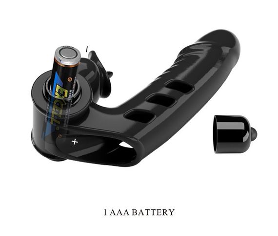 Клиторальный стимулятор на палец Pretty Love - Corbin Finger Black, BI-014859 sexstyle | Зображення 8