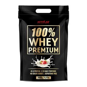 Протеїн Activlab 100% Whey Premium 2000 g /66 servings/ Strawberry