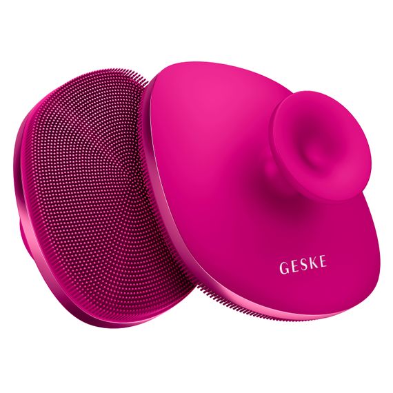 Щітка для тіла GESKE Body Brush metal 4в1 starlight, Малиновий | Зображення 5