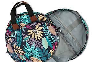 Органайзер для рукоділля d 35 см Embroidery сумка для пряжі сумка для ниток розмір 35*7 Синій-зелений-коричневий