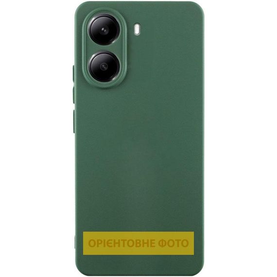 Чехол Silicone Cover Ummi Lakshmi Full Camera (AA) для Motorola Edge 50 Ultra Зеленый / Dark green