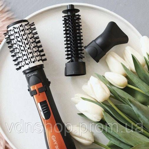 Фен браш с вращением, Фен для волос с режимами, Фен расческа для сушки волос хит NR-65 | Зображення 6