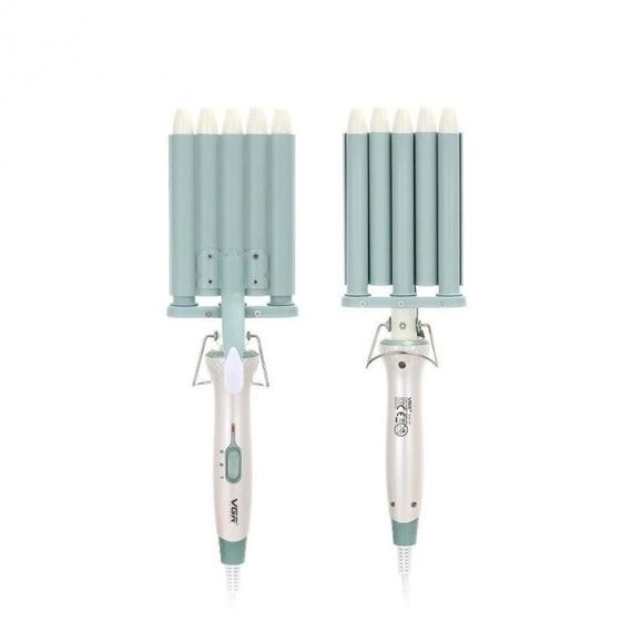 Плойка хвиля для волосся VGR V-597 п'ять хвиль діаметр 16 мм з керамічним покриттям для кучеряшок YP-194 та локонів | Зображення 3