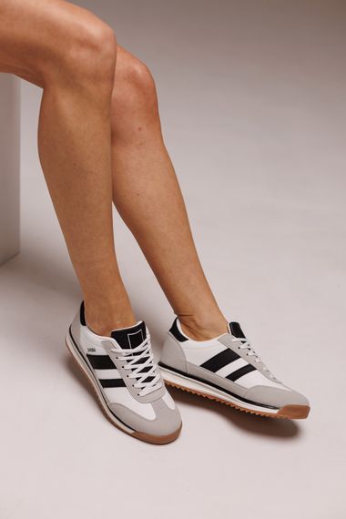 Кросівки жіночі 591565 Білі сірі 36 37 38 39 40 41 | Зображення 8