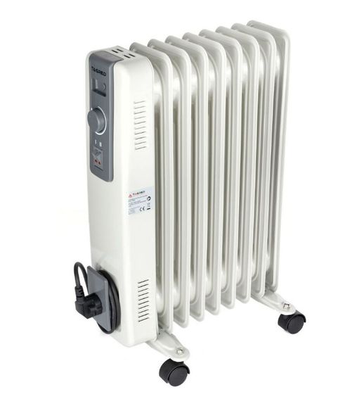 Електричний радіатор Tagred 2,0 кВт, площа обігріву 20 кв.м., білий, підлоговий, 8 секцій (TA920) | Зображення 3