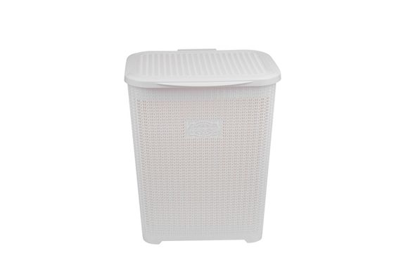 Кошик для білизни Violet House 1007 Віолетта White 45 л (1007 Виолетта WHITE 45 л) | Зображення 2