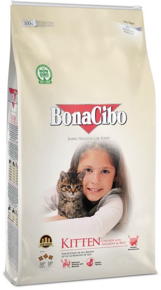 Сухий корм з куркою для кошенят BonaCibo Kitten, 5 кг | Зображення 2