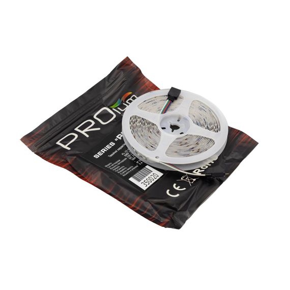 Світлодіодна LED стрічка PROLUM™ 24V 3535\120 IP20 Series "PRO" RGB | Зображення 4