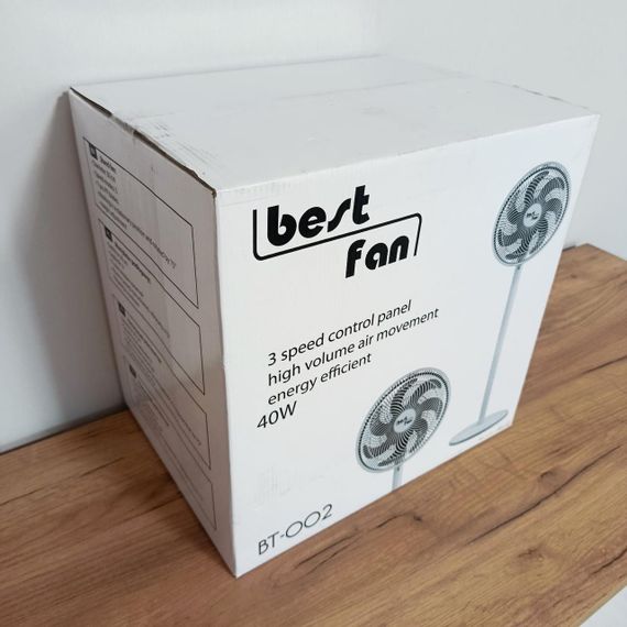 Вентилятор напольный Best Fan BT-002, 30 см, 40 Вт, с регулировкой скорости | Зображення 9