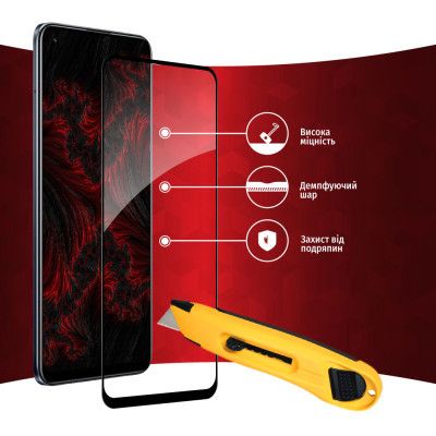 Стекло защитное Intaleo Full Glue Realme 8 (1283126523267) | Зображення 3