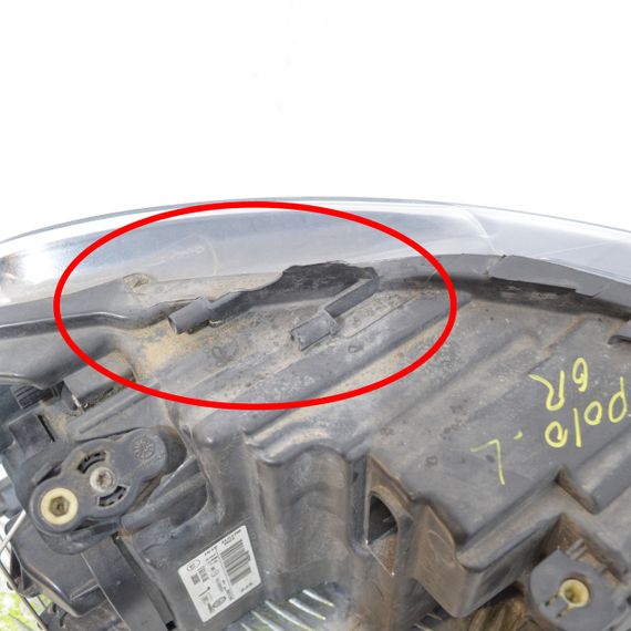 Фара ліва Volkswagen Polo V 2008-2014 Фара передня ліва Фольксваген Поло 5 6R1941015E | Зображення 4