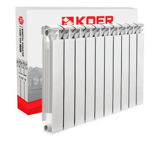 Радіатор біметалічний Koer 100 Bimetal-500 GRAND (KR5145)