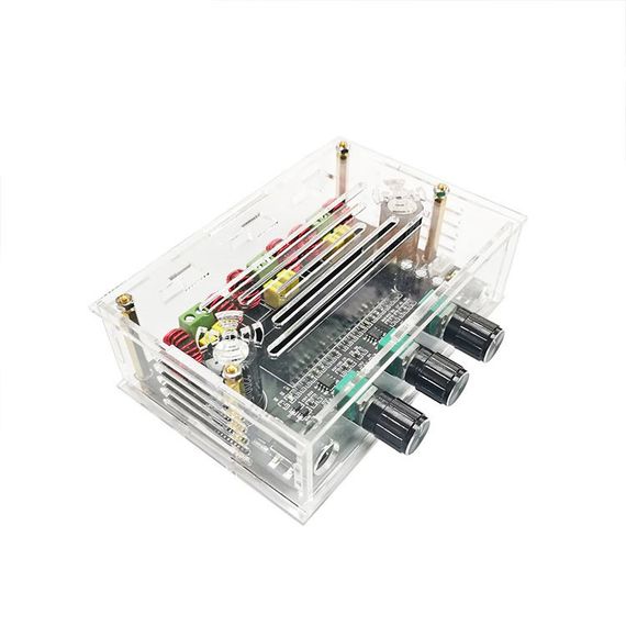 Усилитель звука в Корпусе XH-M574 TPA3116D2 50Вт*2 + 100Вт 2.1 DC 8-24В
