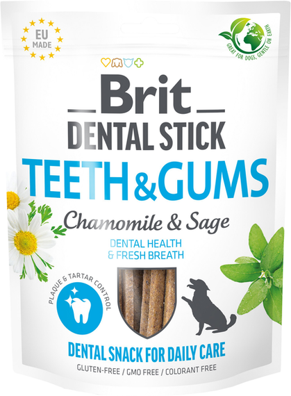 Ласощі для собак Brit Care Dental Stick Teeth&Gums для зубів, 251г
