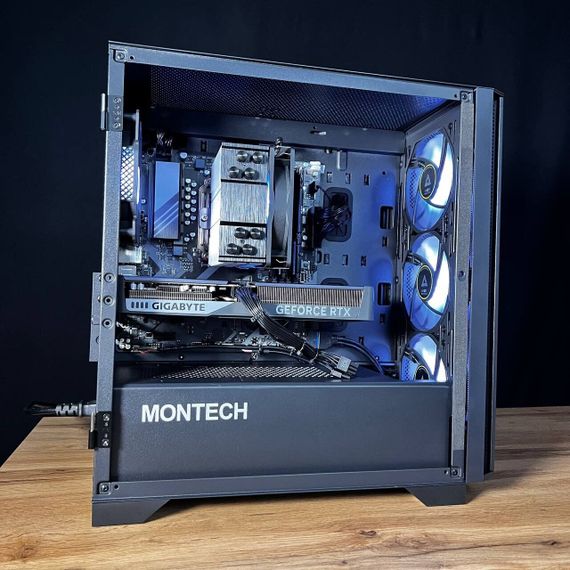 Збірка на замовлення: ігровий ПК Montech Air 100 ARGB Black Tower / AMD Ryzen 5 7500F (6 (12) ядер по 3,7 - 5,0 ГГц) / 32 ГБ DDR5 / 1000 ГБ SSD M.2 / nVidia GeForce RTX 5060 Ti, 16 ГБ GDDR7, 128-bit / 650W | Зображення 5