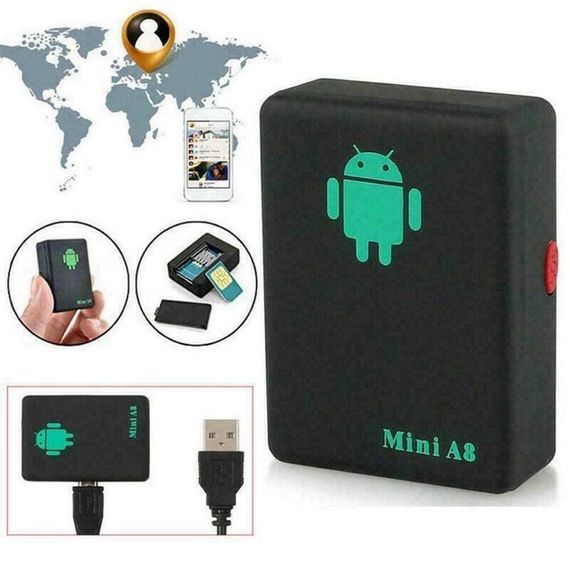 Мини GPS трекер через SIM карту А8 со встроенным микрофоном, GPS GSM трекер для авто, Маячок | Зображення 5