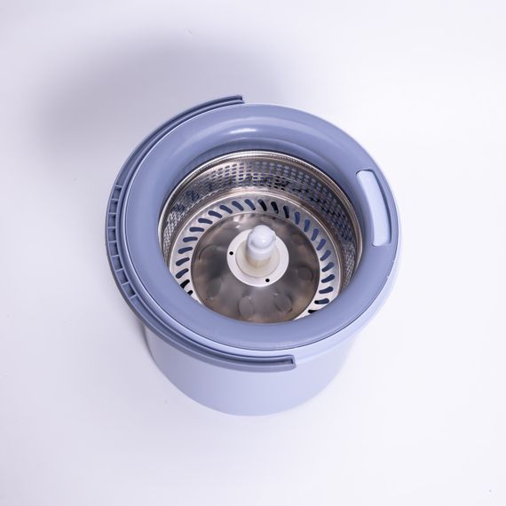 Набір для вологого прибирання з круглою телескопічною шваброю з мікрофібри та відром із віджимом для дому HP-35015-21 | Зображення 6