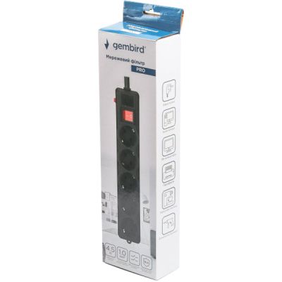 Сетевой фильтр питания Gembird SPG5-G-15B-PRO | Зображення 3