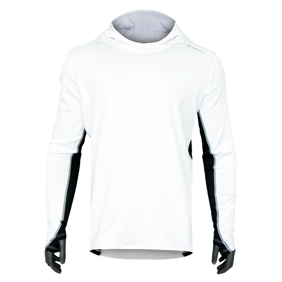Лонгслів Chiton Hood CoolPass Білий (5777), L