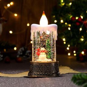 Новогодняя декоративная музыкальная свеча (SH2826)