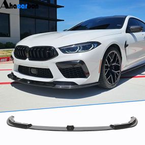 Накладка на передній бампер Lip (для F91/F92/F93 M8, Карбон) для BMW 8 cерія G14/G15/G16 2018- рр