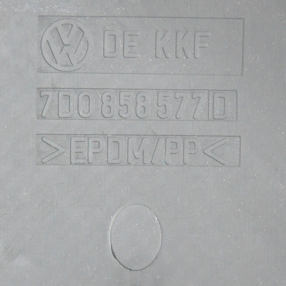 Гумова прокладка салону Volkswagen Transporter T4 1990-2003 Коврик килимок салону Фольксваген т4 7D0858577D | Зображення 4