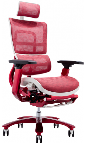 Кресло офисное GT RACER X-815L WHITERED | Зображення 2
