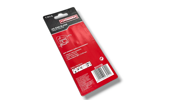 Пилочне полотно HAISSER для електролобзика T311С - н-р 5 шт,126 мм,м"яка деревина(4-65 мм),ДСП,столярна | Зображення 1