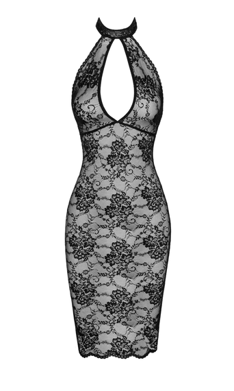 Сукня Noir Handmade F338 Lace midi dress Чорний 2XL | Зображення 9