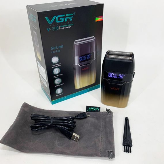Бритвы электрические VGR V-308, Портативная сеточная бритва, Електробритва для бороды PR-50 | Зображення 4