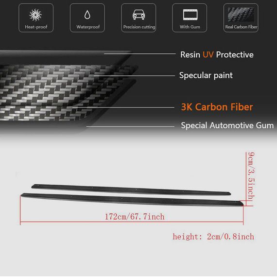 Боковые Пороги V2 (Карбон) для Ауди ТТ 2006-2014 гг | Зображення 4