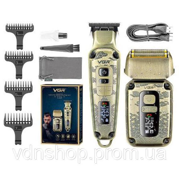 Машинка для стрижки волос прочная VGR V-641, Машинка для разных стрижек аккумуляторная NU-99 | Зображення 3