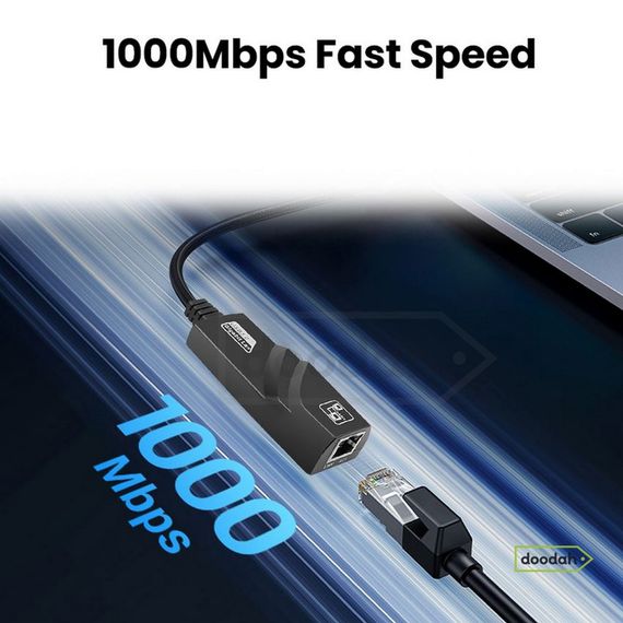 Мережева USB Lan карта – USB-A 3.0 - Etmakit RJ45 / Мбіт / USB 3.0 | Зображення 5